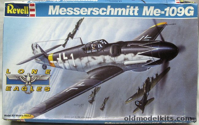 Revell 1/32 Messerschmitt Me-109G - Lone Eagles Issue (Bf109), 4557 plastic model kit